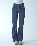 Womens Dark Blue Denim Pants