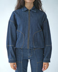 Womens Dark Blue Denim Jacket