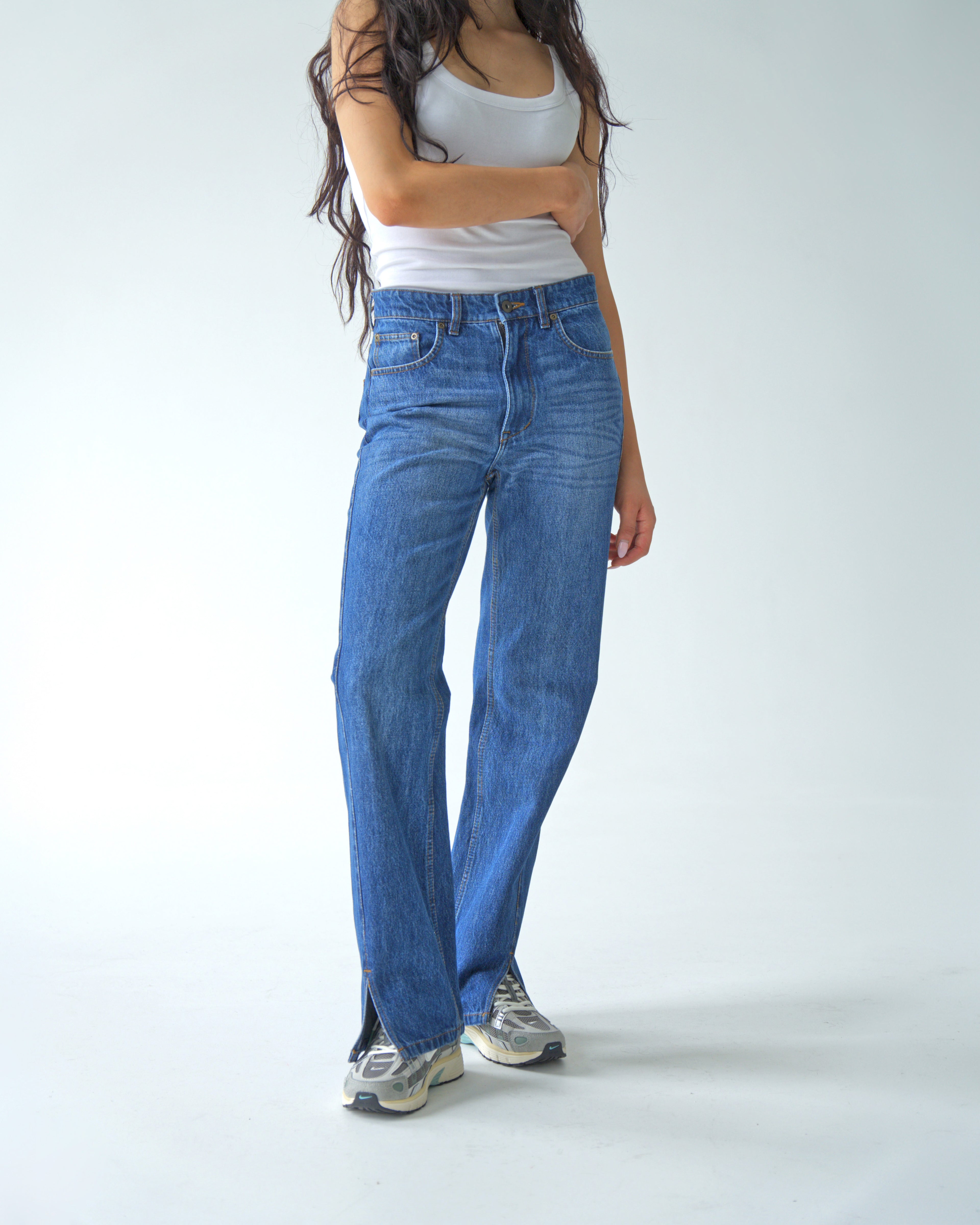 Womens Light Blue Denim Pants