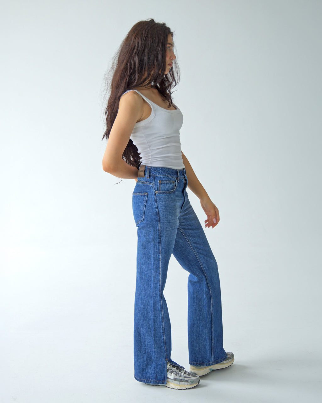 Womens Light Blue Denim Pants