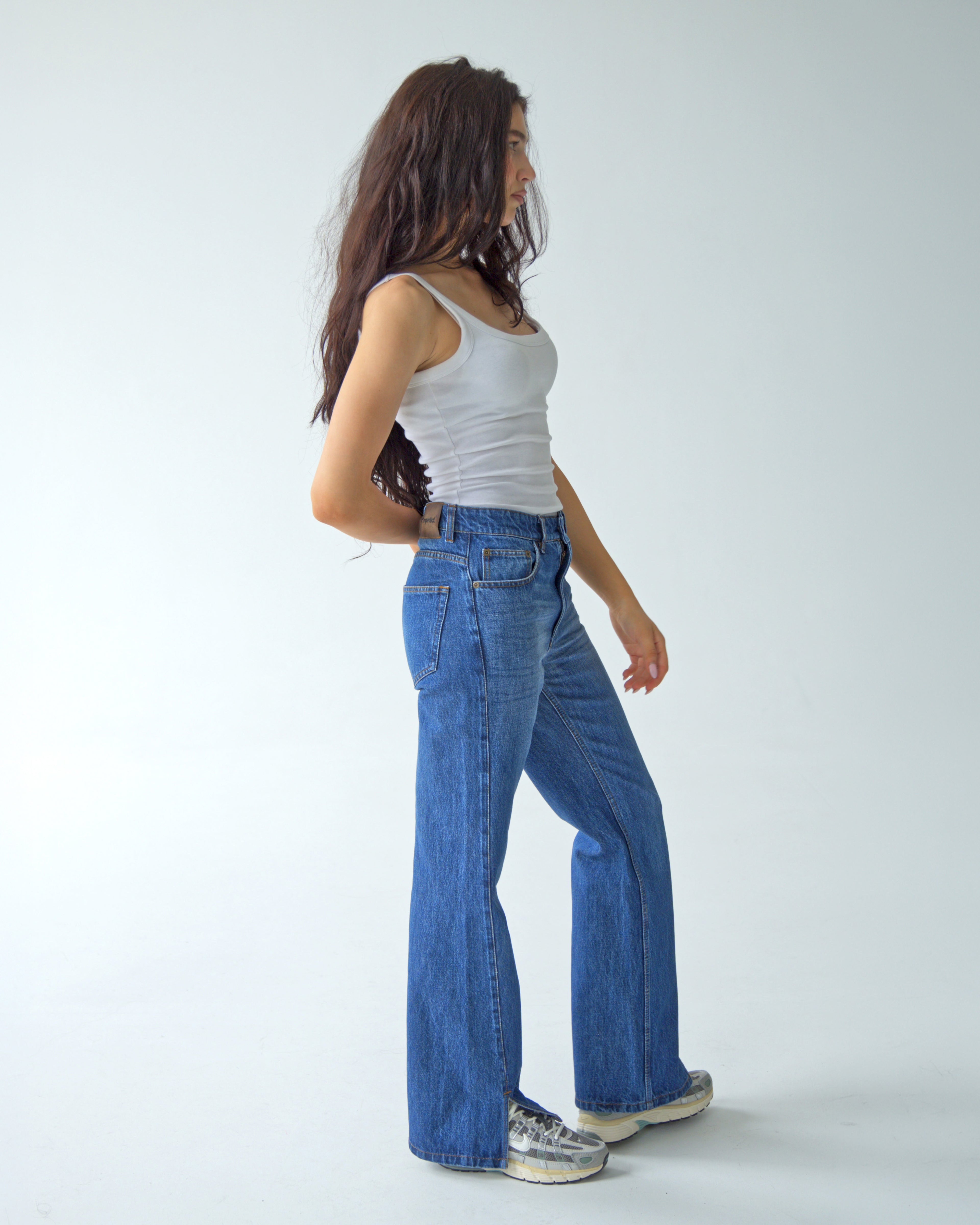 Womens Light Blue Denim Pants