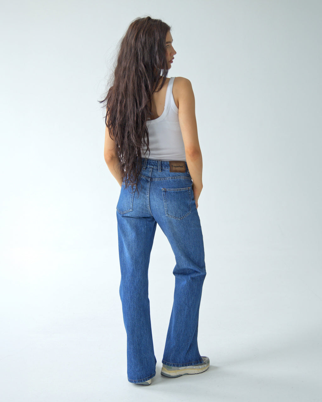 Womens Light Blue Denim Pants