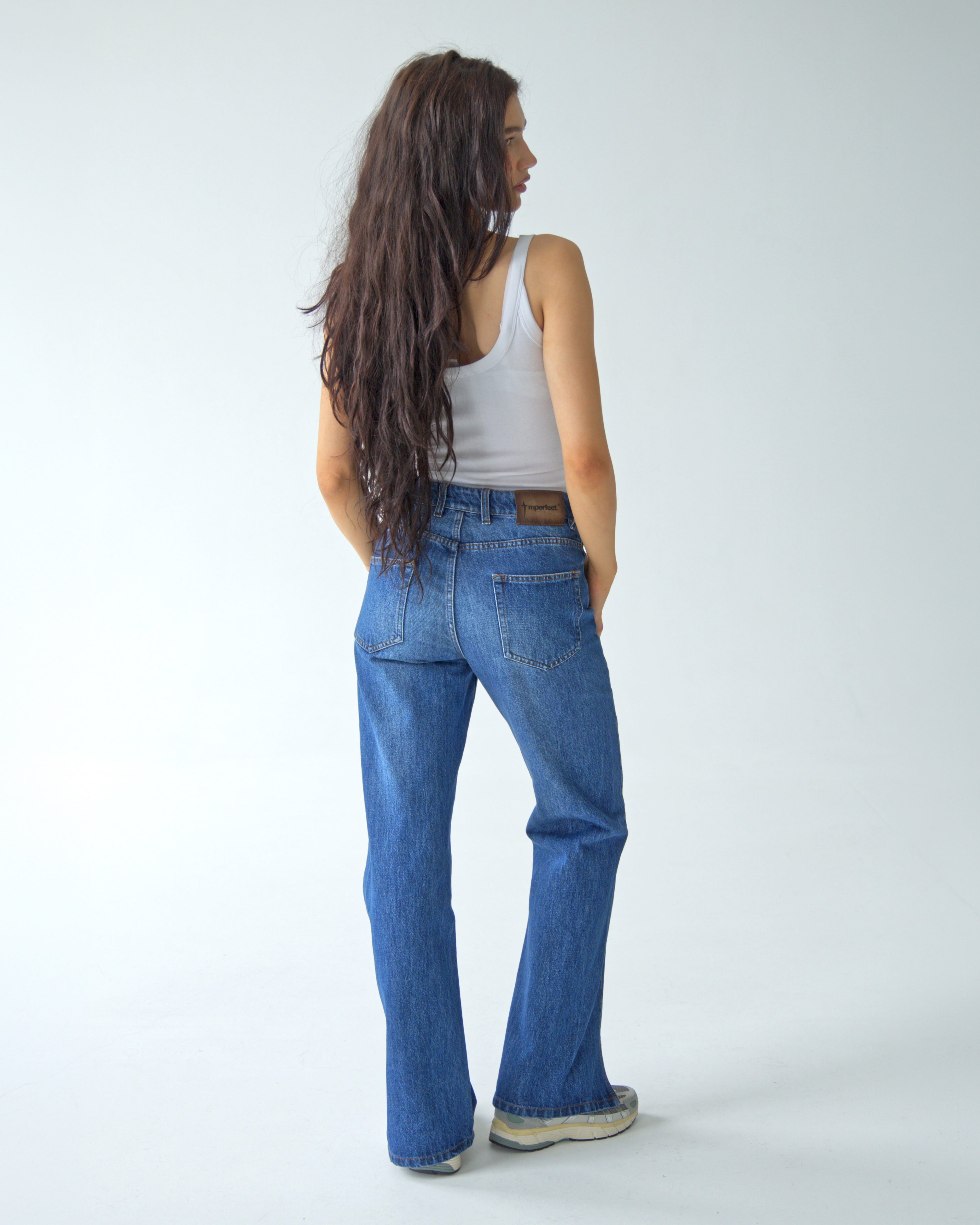 Womens Light Blue Denim Pants