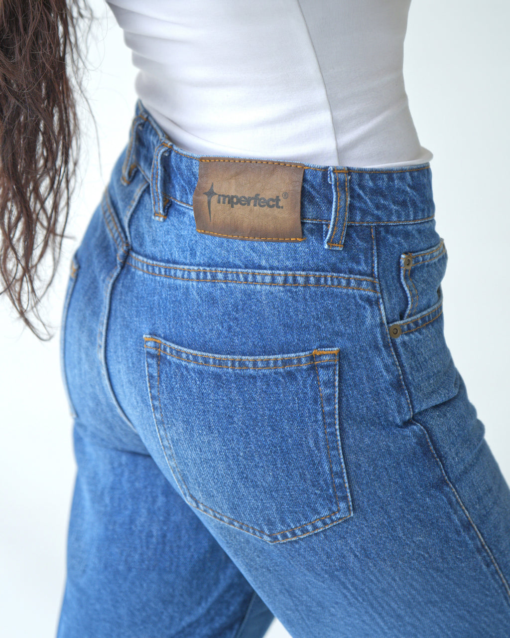 Womens Light Blue Denim Pants