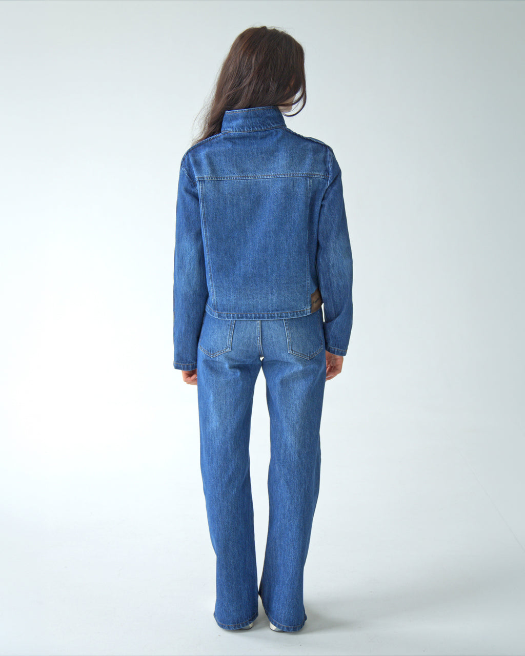 Womens Light Blue Denim Pants