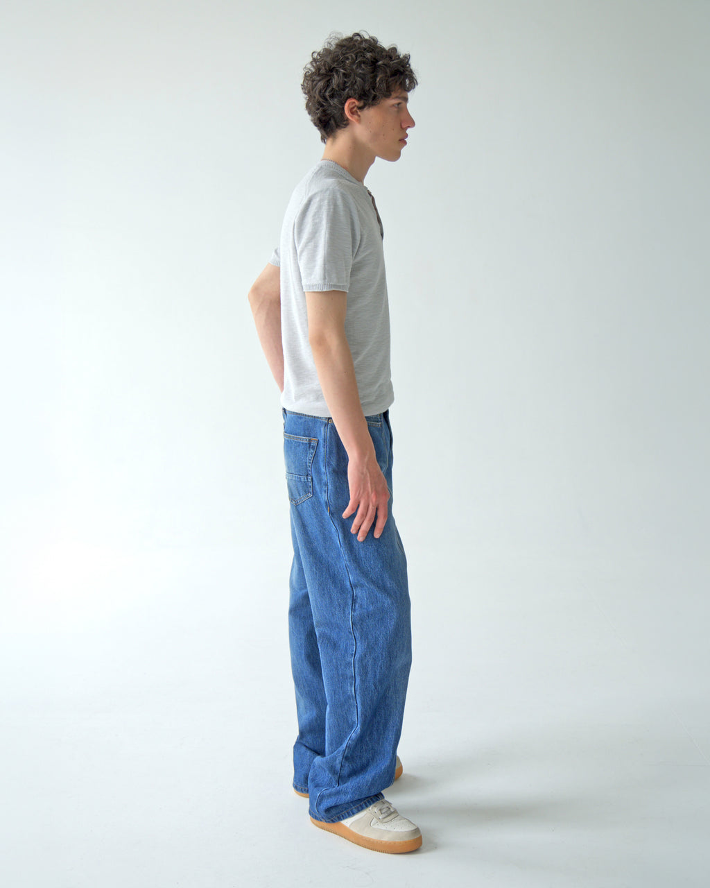 Mens Light Blue Denim Pants