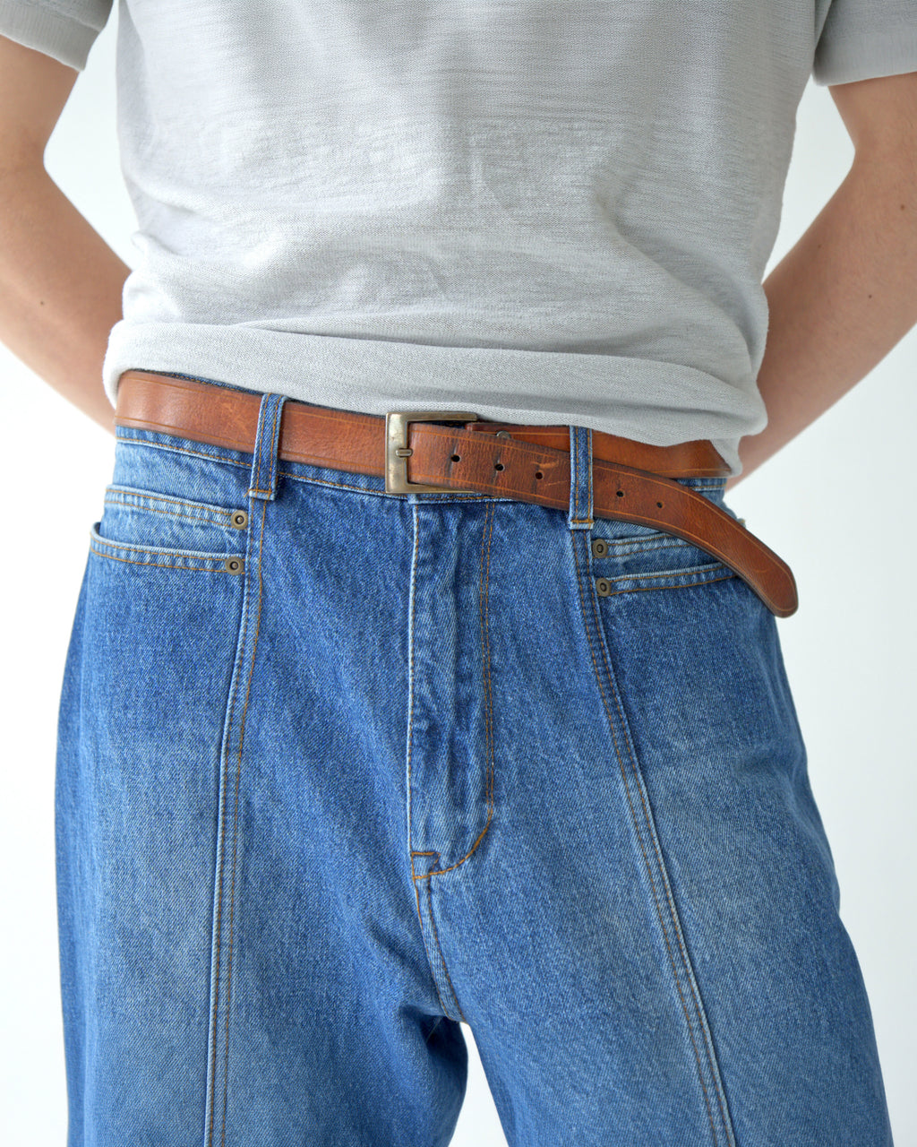 Mens Light Blue Denim Pants