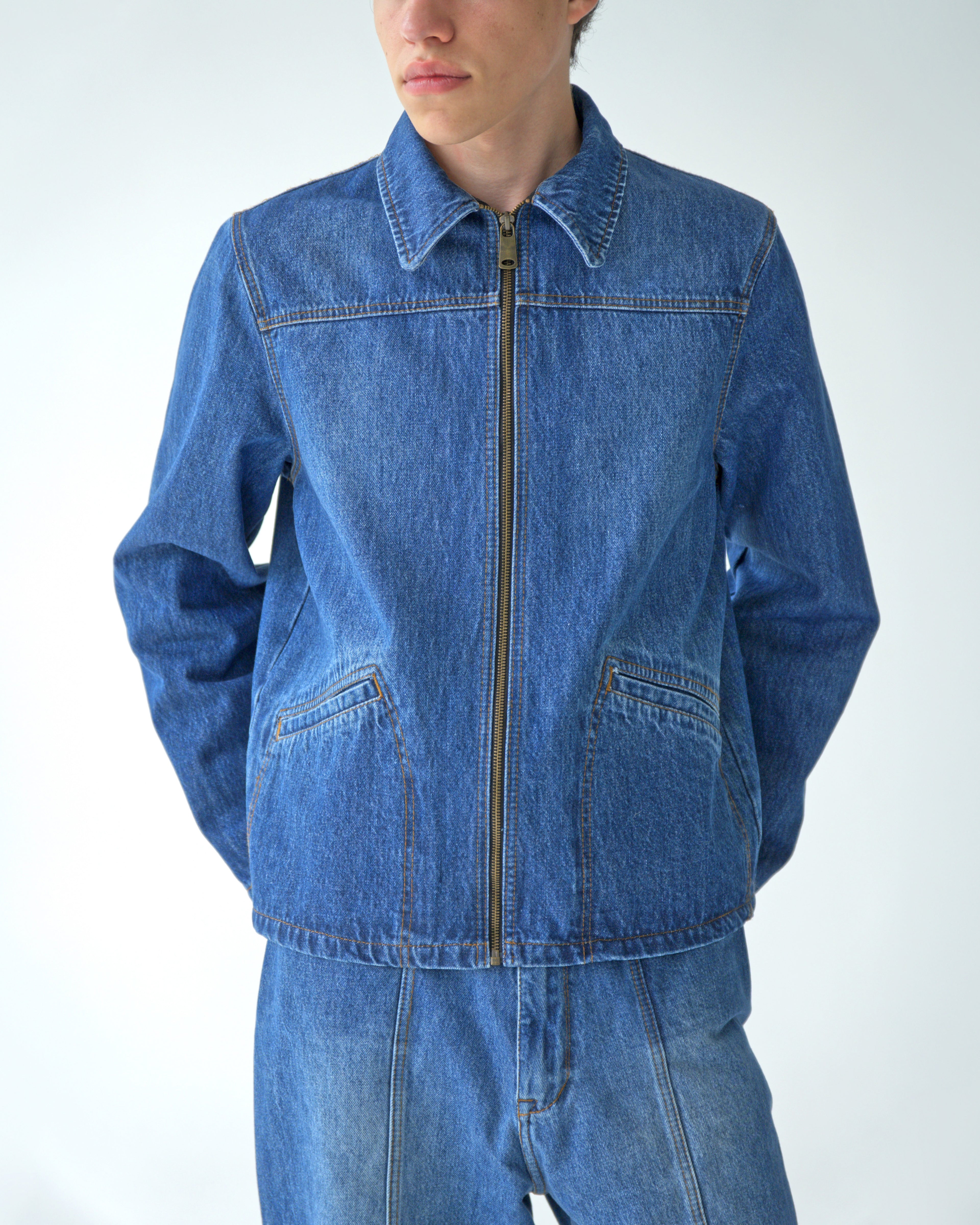 Mens Light Blue Denim Jacket
