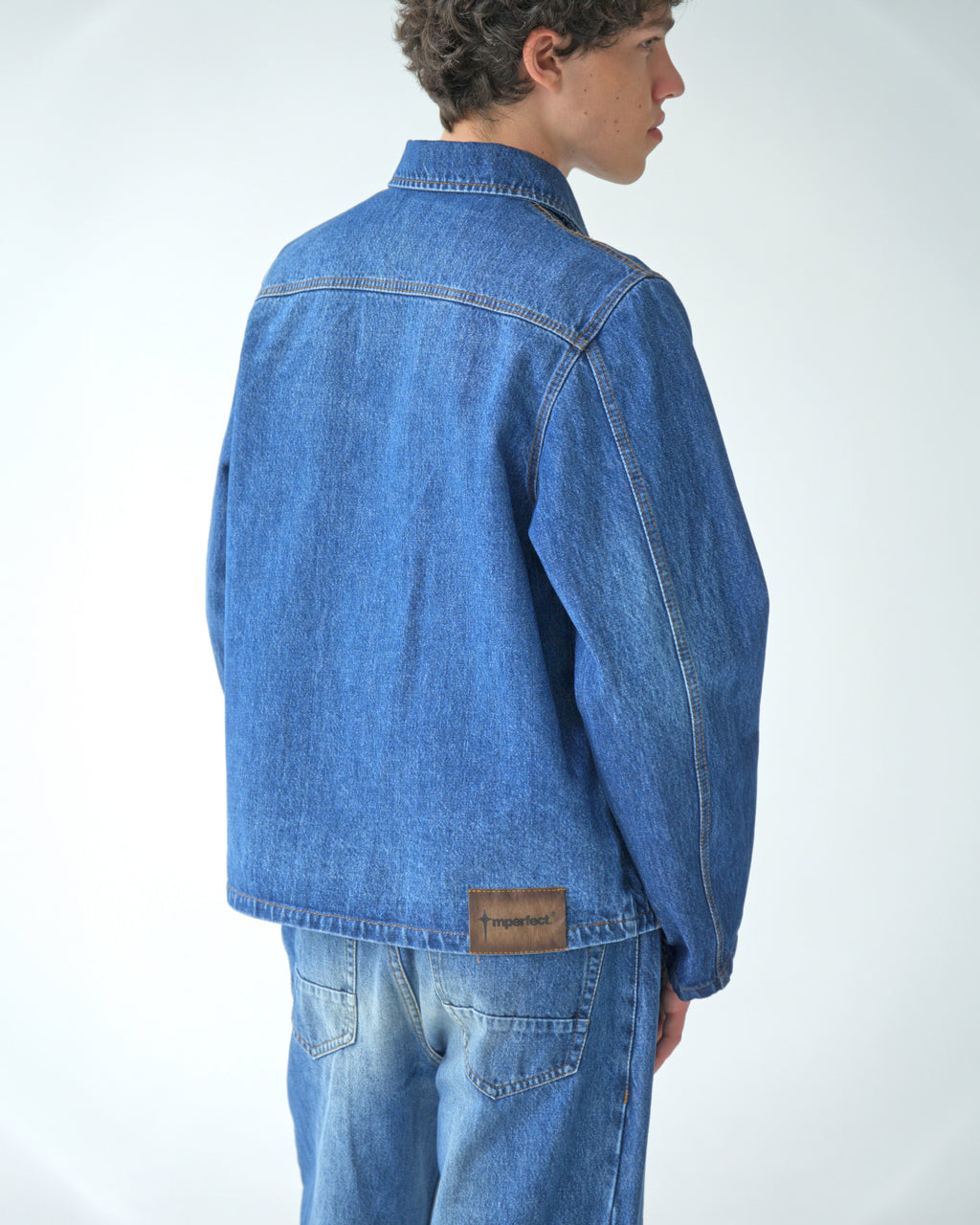 Mens Light Blue Denim Jacket