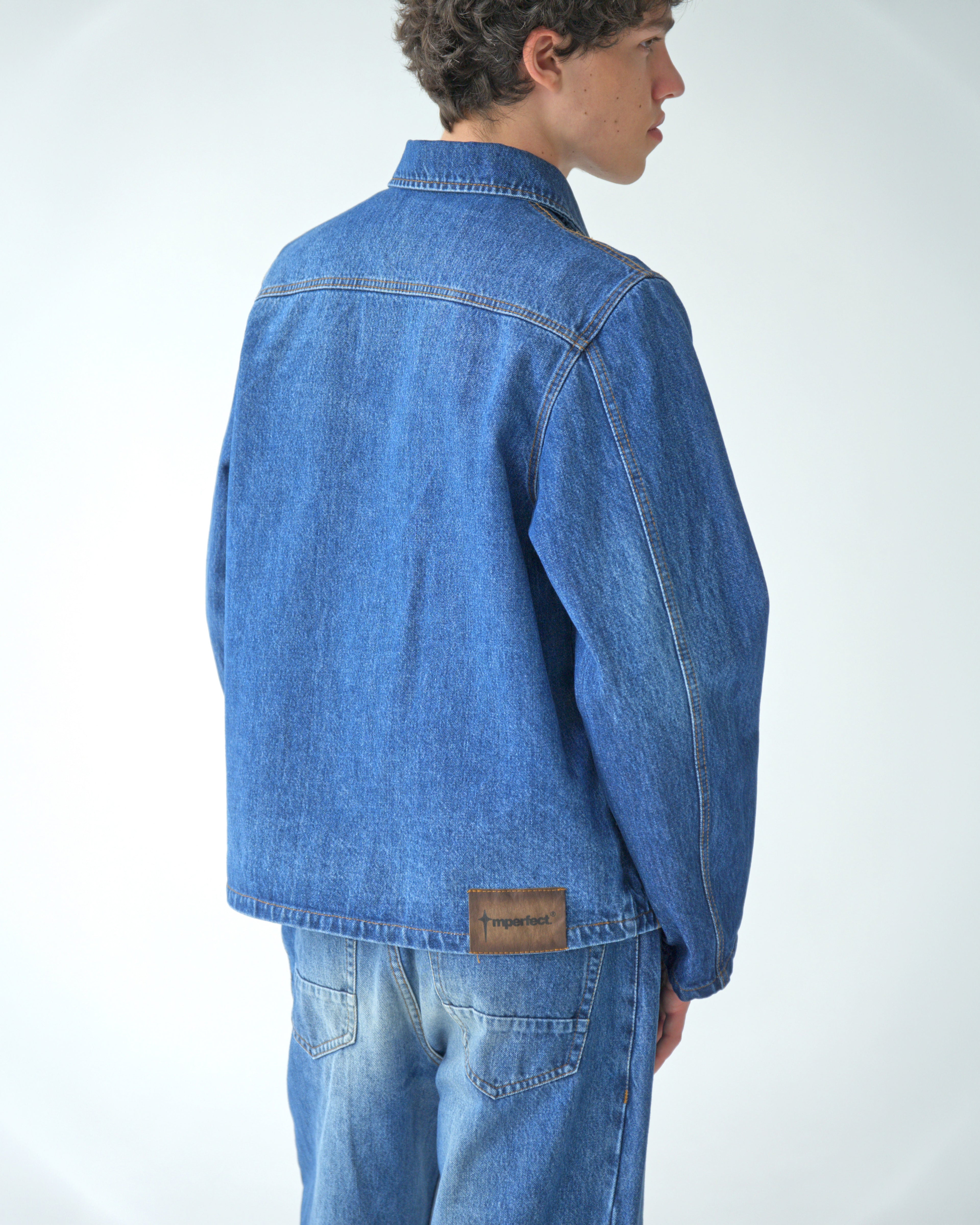 Mens Light Blue Denim Jacket