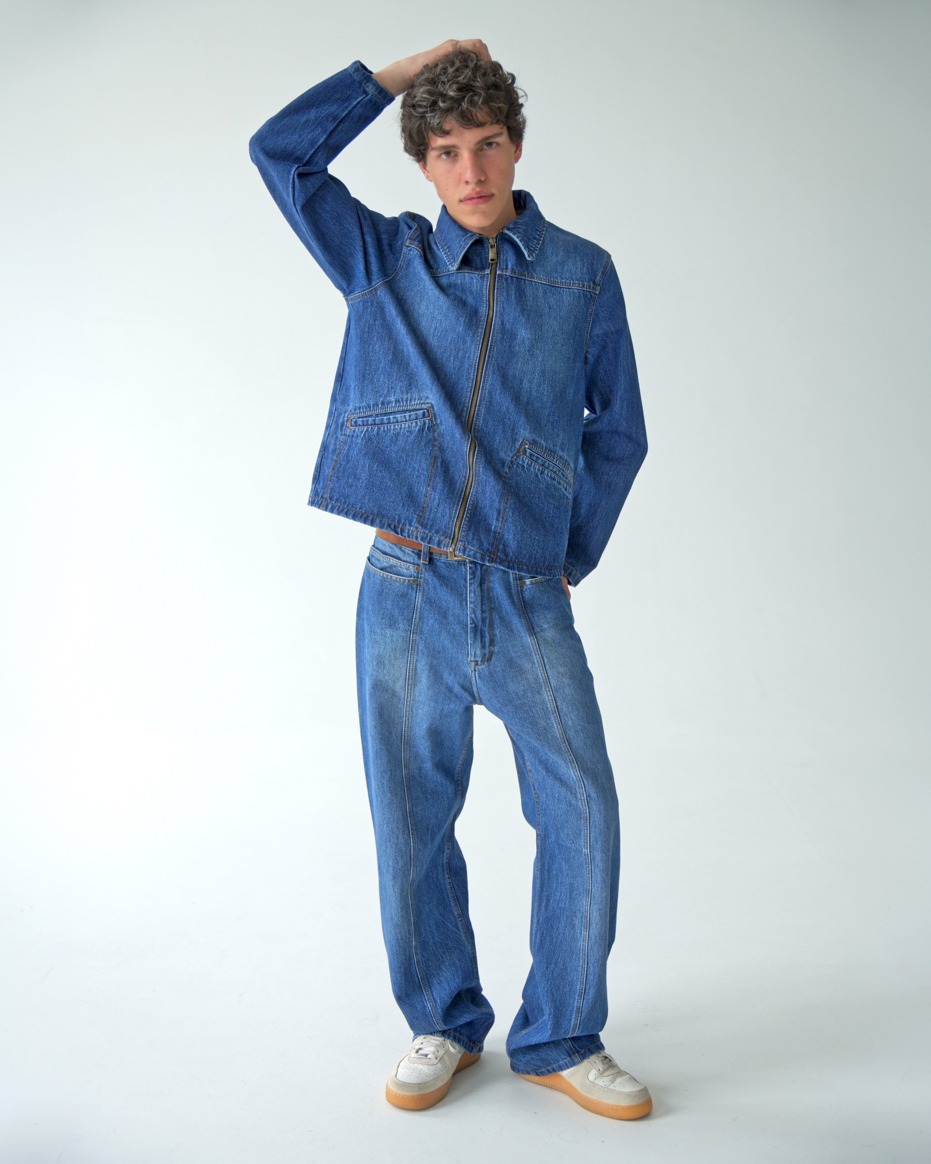 Mens Light Blue Denim Jacket