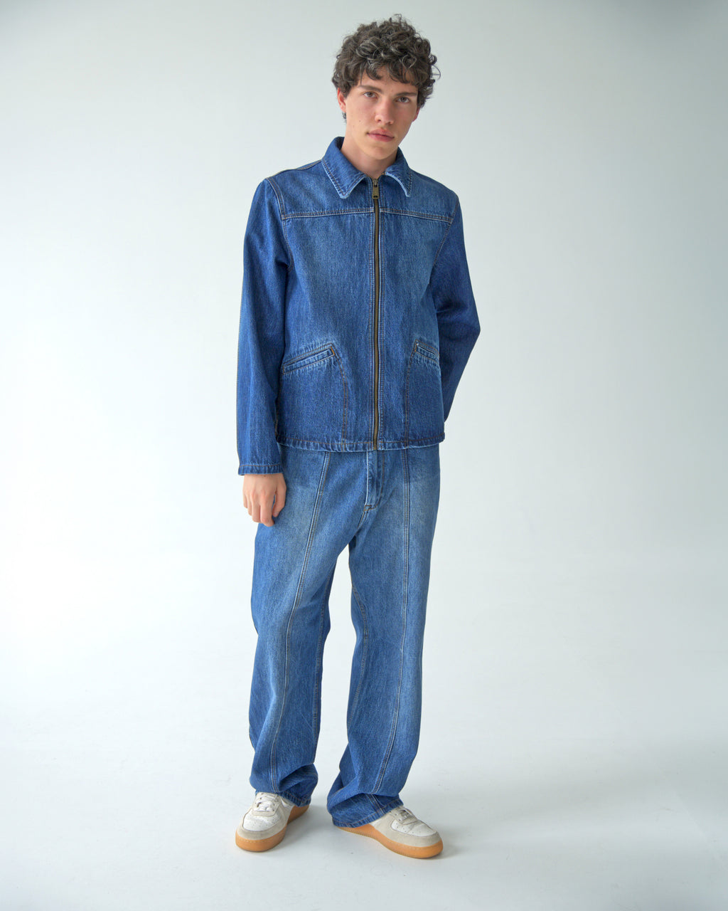 Mens Light Blue Denim Jacket