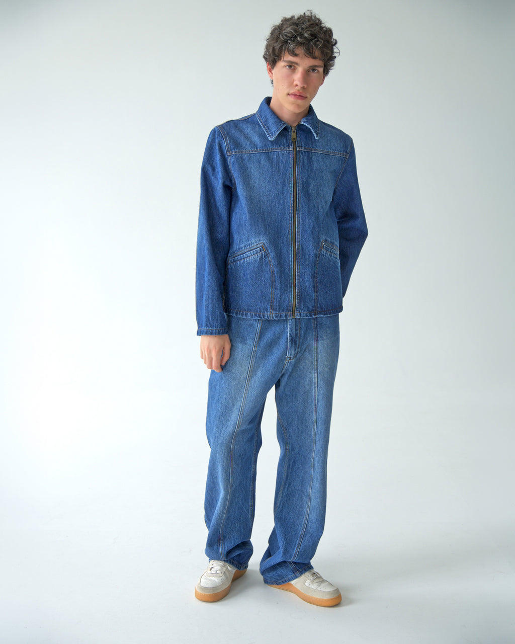 Mens Light Blue Denim Pants