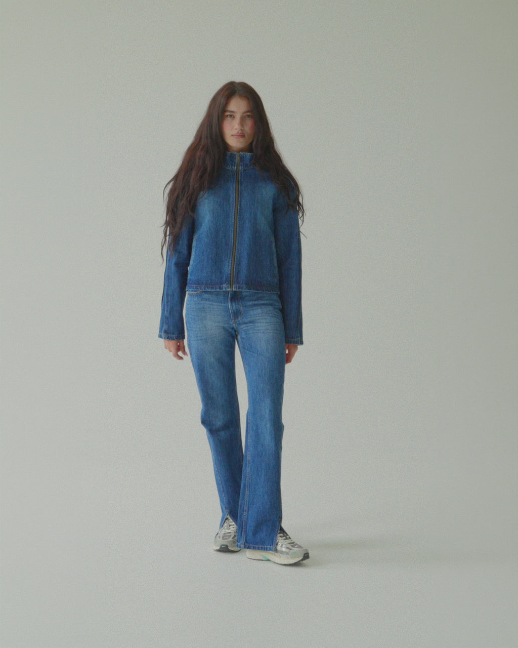 Womens Light Blue Denim Pants