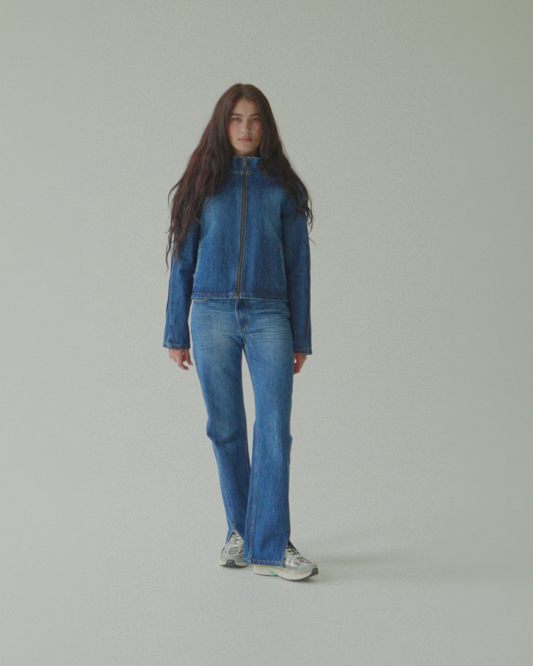 Womens Light Blue Denim Pants