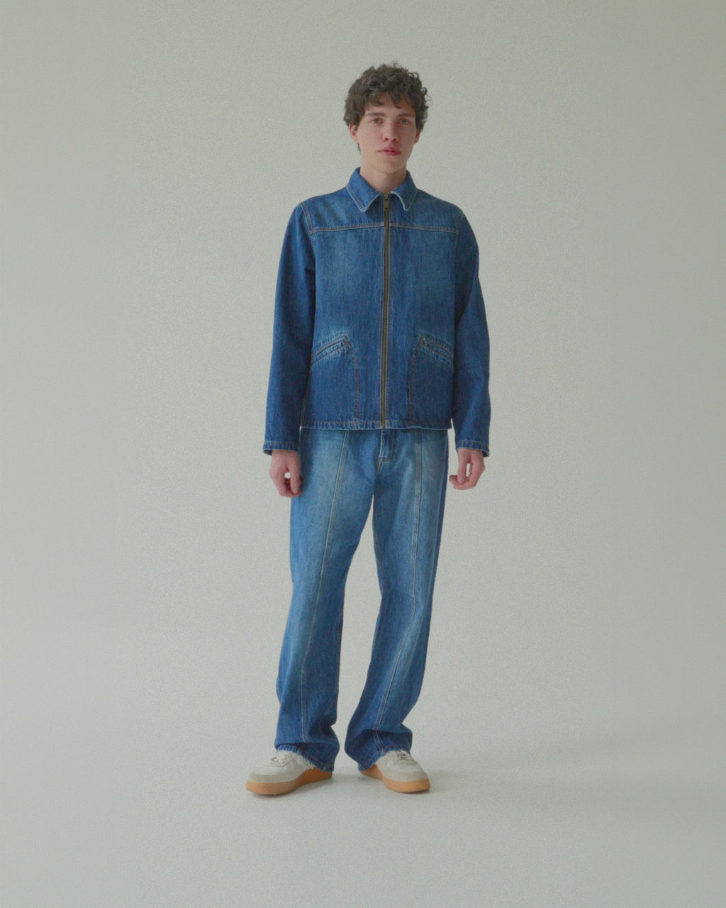 Mens Light Blue Denim Pants