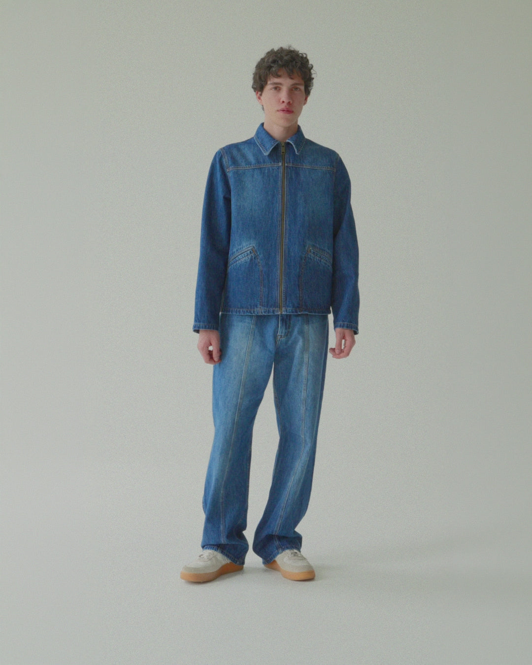 Mens Light Blue Denim Pants